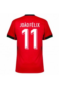 Fotbalové Dres Portugalsko Joao Felix #11 Domácí Oblečení ME 2024 Krátký Rukáv